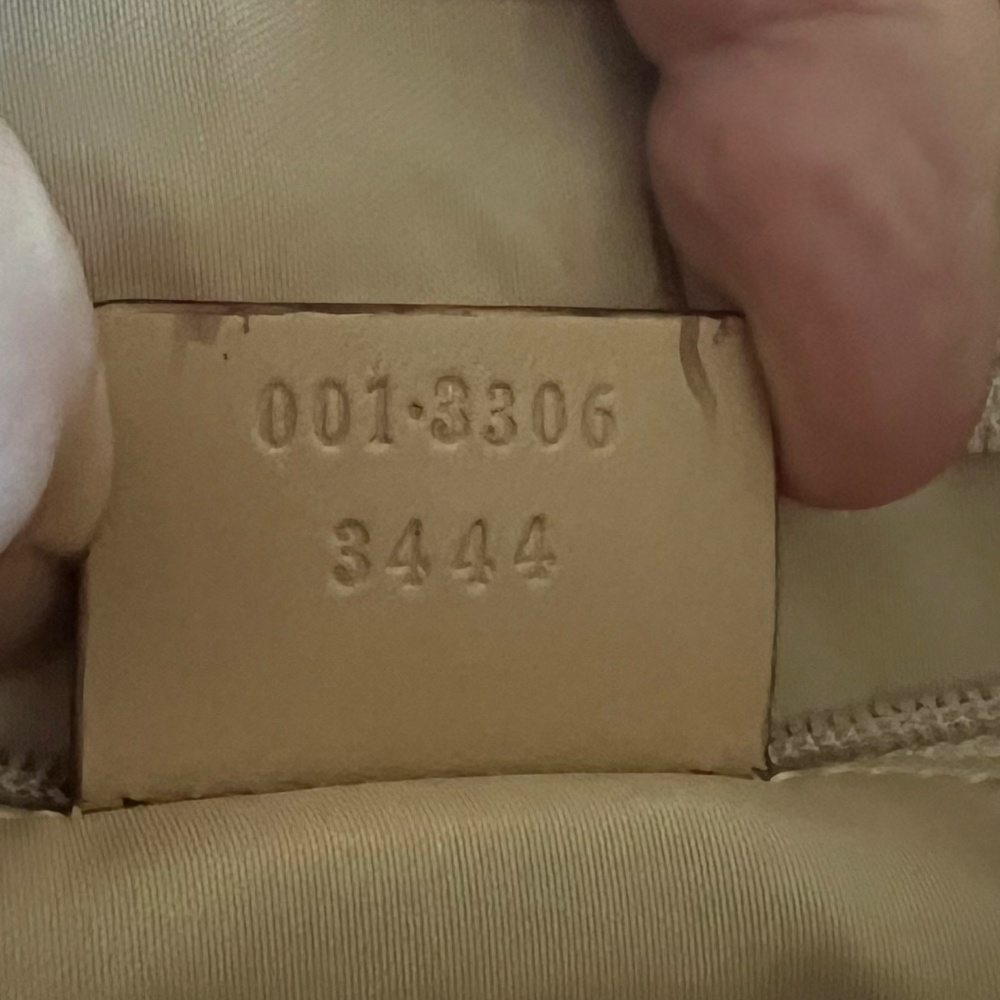 Vintage Gucci Jackie canvas hobo - Picture 2 of 6